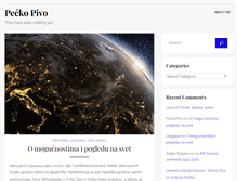 Tablet Screenshot of peckopivo.com